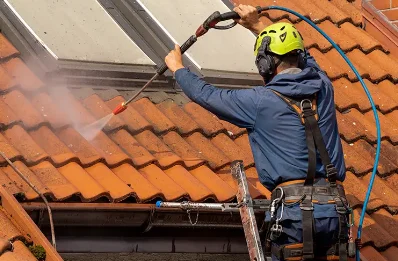 Démoussage et hydrofuge de toiture à Nibelle